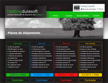 Tablet Screenshot of hosting.dulasoft.com